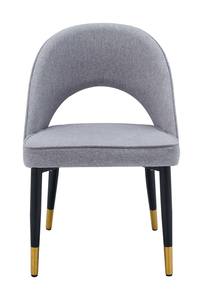 131 Black Gold Dining Chair w/Metal Legs (Set of 4) by ESF