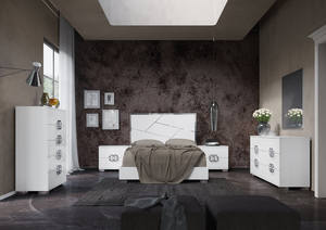 Dafne White Bedroom Set by ESF