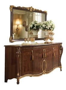 Donatello Walnut 4 Door Buffet by ESF