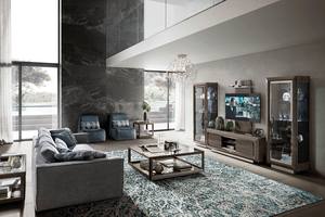 Elite Brown Wood 1-Door China by ESF