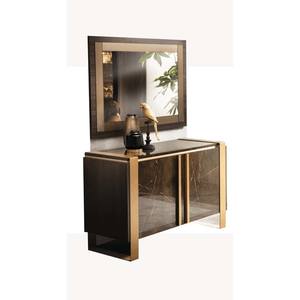 Essenza Walnut/Gold 2 Door Buffet by ESF