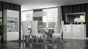 Kiu White Dining Table by ESF