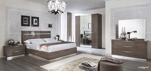 Platinum Legno Gray Bedroom Set by ESF