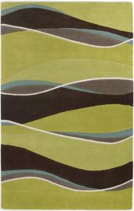 Eternity Lime/Mocha Landscapes Area Rug by KAS Rugs