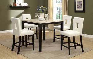 F2338/F1322 5 Pcs Counter Height Set by Poundex