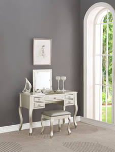 F4145 Silver Vanity Set by Poundex