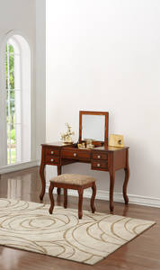 F4147 Cherry Vanity Set by Poundex
