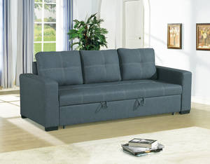 F6532 Blue Gray Sofa Bed by Poundex
