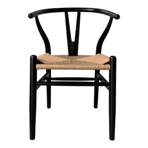 Ventana Dining Chair Black And Natural (Set of 2) by Moe's Home Collection