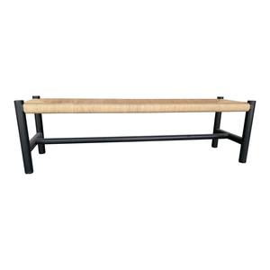 Hawthorn Bench Large Black by Moe's Home Collection