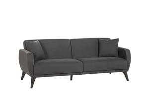 Flexy Convertible Sofa-in-a-Box (Zigana Charcoal) by Bellona