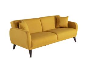 Flexy Convertible Sofa-in-a-Box (Zigana Yellow) by Bellona