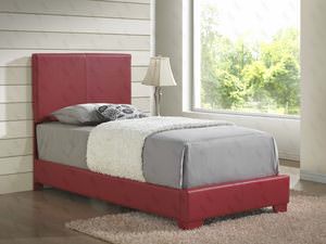 Upholstered Bed Red by Glory Furniture