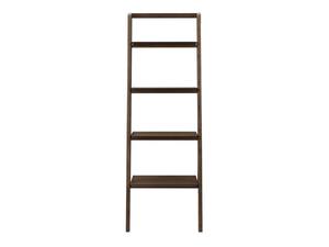 Currant Leaning Bookshelf Black by Greenington