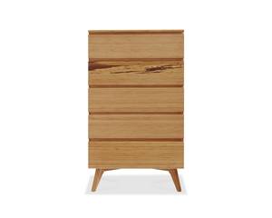 Azara Five Drawer High Chest Caramelized by Greenington