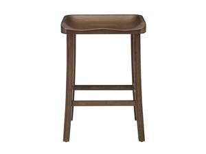 Tulip Counter Height Stool (Set of 2) Black Walnut by Greenington