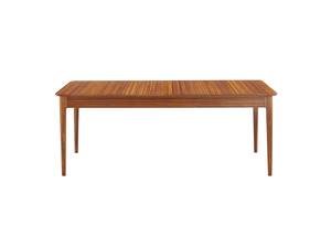 Erikka Amber 110" Double-Leaves Extensible Dining Table by Greenington