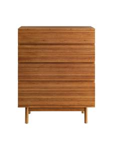 Ventura Amber 4 Drawer High Chest by Greenington