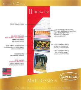 Classic II 10.5 Inch Pillow Top Mattress by Gold Bond