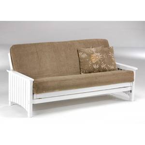 Charleston (Cottage) White Full Futon Frame by Gold Bond