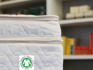 Harmony 4 Inch Organic Dunlop Mattress Pad by Savvy Rest