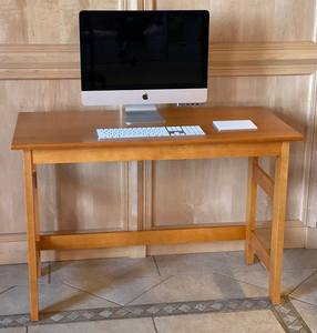 Solid Wood Desk (KD) Pecan by Innovations