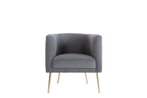 Cloak Gray Accent Armchair by Bellona