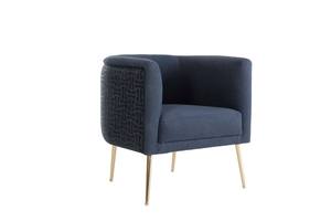 Cloak Navy Accent Armchair by Bellona