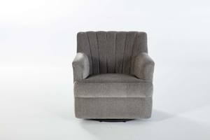 Urbane Gray Swivel Chair by Bellona