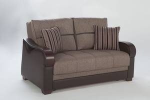 Bennett Redeyef Brown Loveseat by Bellona