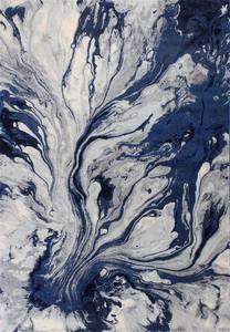 Illusions Blue Watercolors Area Rug by KAS Rugs