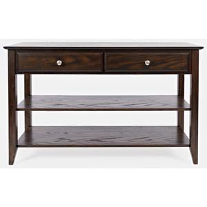 Espresso Brown Wood Sofa Table by Jofran Furniture