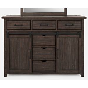 Madison County Barnwood Door Dresser by Jofran Furniture