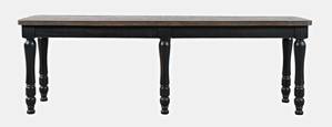 Madison County Vintage Black Dining Bench by Jofran