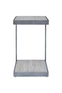 Global Archive Antique Grey Stella C-Table by Jofran Furniture