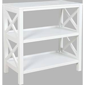 Global Archive Bridgehampton X-Sided Bookcase by Jofran
