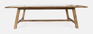 Telluride Brown Counter Height Trestle Table by Jofran Furniture