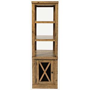 Telluride Brown 2 Pier Bridge Set Wall Unit by Jofran Furniture