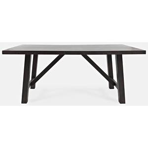 American Rustics Brown Wood Trestle Dining Table by Jofran Furniture