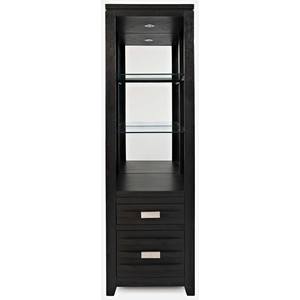 Altamonte Dark Charcoal Pier w/Mirror & Lights by Jofran