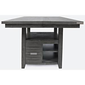 Altamonte Grey Wood Square Dining Table w/Storage Base by Jofran Furniture