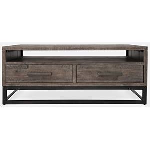 East Hampton Brown Wood Cocktail Table by Jofran Furniture
