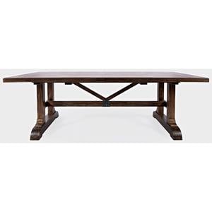Bakersfield Dark Brown Wood Dining Table by Jofran Furniture