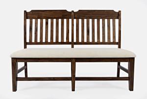 Bakersfield Brown Wood Dining Bench by Jofran Furniture