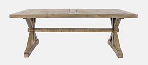 Carlyle Crossing Brown Wood Cocktail Table by Jofran Furniture