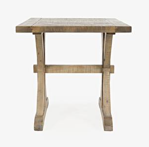 Carlyle Crossing Light Brown Wood End Table by Jofran Furniture