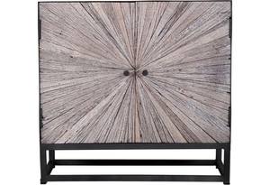 Astral Plains Wash Grey Reclaimed 2 Door Accent Cabinet by Jofran