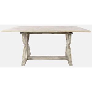 Fairview White Wood Counter Height Table by Jofran Furniture