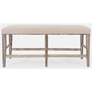 Fairview Beige Backless Counter Bench by Jofran Furniture