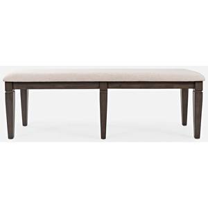 Lincoln Square Dark Brown Dining Bench by Jofran Furniture